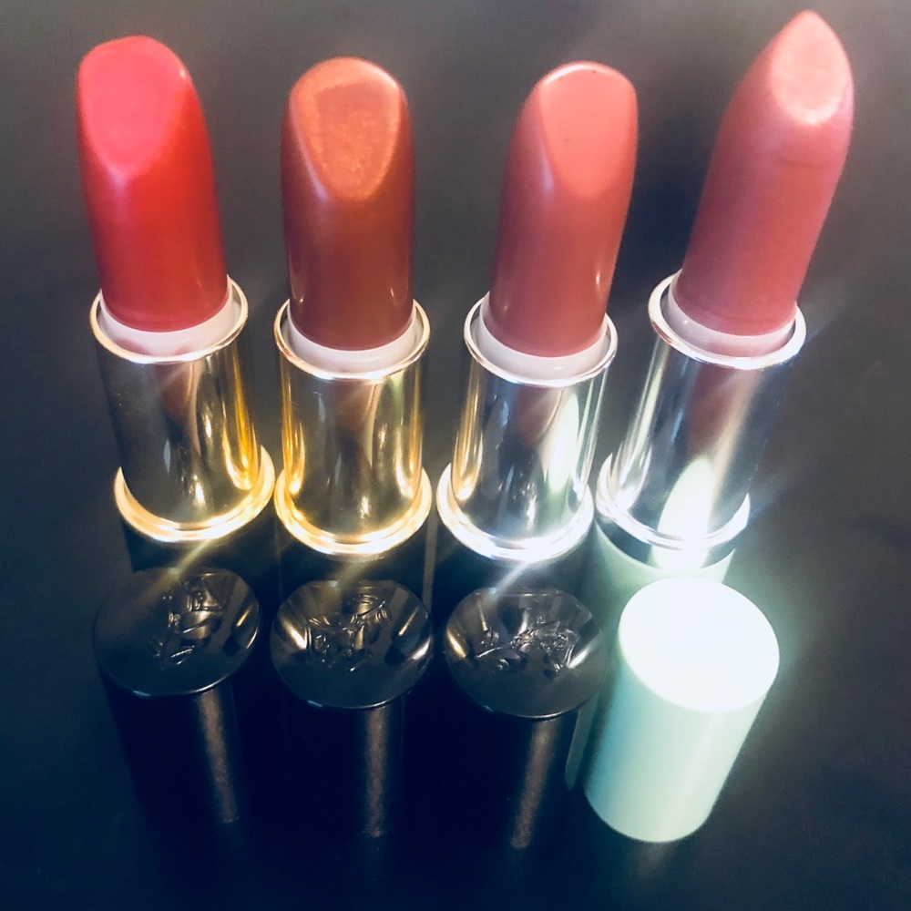 Lancôme (x3) & Clinique (x1) Lipstick Bundle
